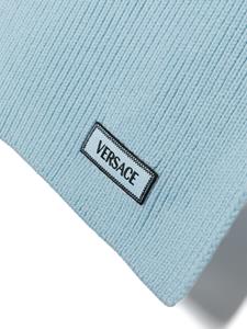 Versace Geribbelde sjaal - Blauw