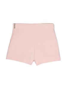 MSGM Kids Gelaagde shorts met geborduurd logo - Roze