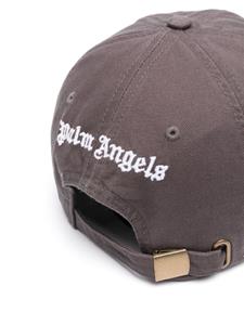 Palm Angels monogram-embroidered baseball cap - Grijs