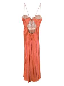 Maria Lucia Hohan Rovena silk midi dress - Oranje