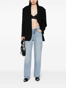 Alexander Wang cable-chain link cotton straight jeans - Blauw