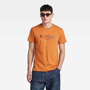 G-Star RAW Multi Logo Graphic T-Shirt - Oranje - Heren