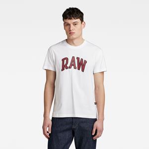 G-Star RAW Puff RAW Graphic T-Shirt - Wit - Heren
