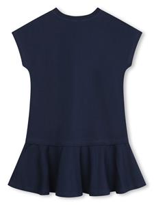Kenzo Kids Mini-jurk met logoprint - Blauw