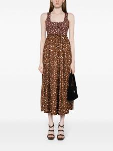 Cynthia Rowley Midi-jurk met luipaardprint - Veelkleurig