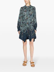 Ulla Johnson Anais mini-jurk met bloemenprint - Blauw