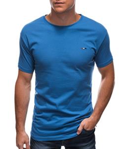 Ombre Heren T-shirt Blauw - S1658 - Sale | Moda Italia | Italian-Style.nl, 