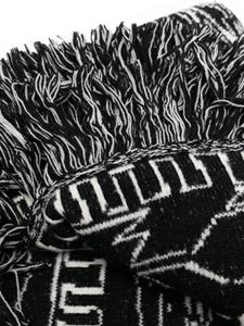 Alanui Sjaal met patroon - Zwart