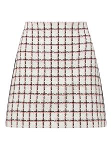 Veronica Beard Ohemia tweed miniskirt - Beige