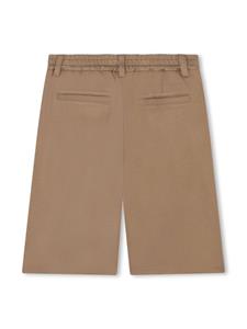 BOSS Kidswear Shorts met elastische taille - Bruin