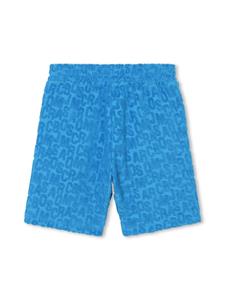 Marc Jacobs Kids Shorts met badstof afwerking - Blauw