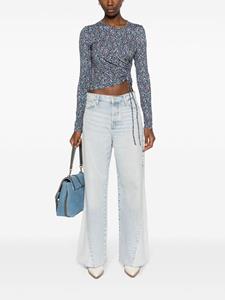 7 For All Mankind Zoey wide-leg jeans - Blauw