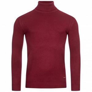 MONT EMILIAN "Le Mans" Herren Rollkragenpullover weinrot