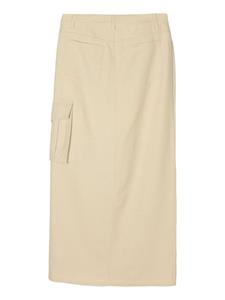 Filippa K slitted maxi skirt - Groen