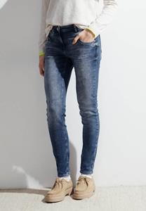 Cecil Slim-fit-Jeans "Vicky Authentic", in mittelblauer Waschung