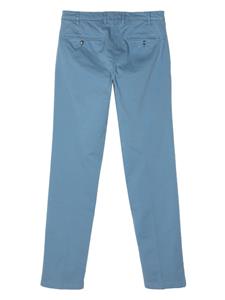 Canali twill-weave chino trousers - Blauw
