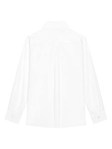 Dolce & Gabbana Kids logo-appliqué cotton shirt - Wit