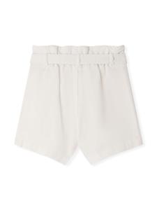 Bonpoint Shorts met ceintuur - Wit
