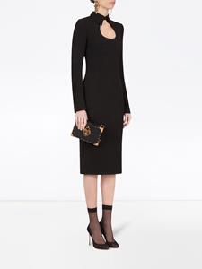 Dolce & Gabbana Uitgesneden midi-jurk - Zwart