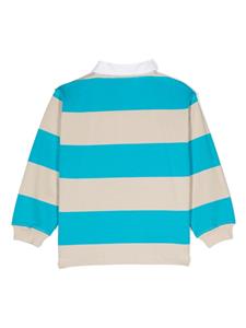 Molo Relz striped organic cotton polo shirt - Beige