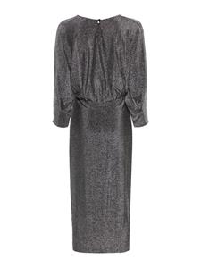 DVF Diane von Furstenberg Chrisey metallic midi-jurk - Zilver