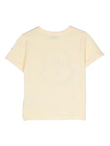 Moncler Enfant logo-print cotton T-shirt - Geel