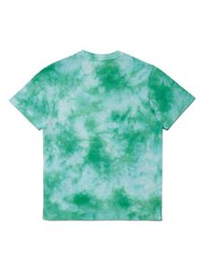 Dsquared2 Kids T-shirt met tie-dye print - Groen