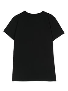 Moschino Kids Teddy-Bear-motif cotton T-shirt - Zwart