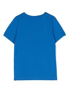 Moschino Kids Teddy Bear cotton T-Shirt - Blauw