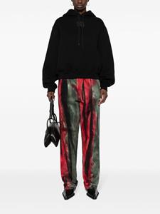 Alexander Wang logo-print hoodie - Zwart