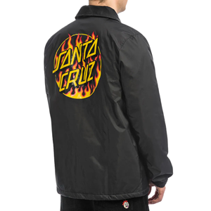 Santa cruz Thrasher x Santa-Cruz Flame Dot Jacket Black