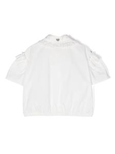 Monnalisa Shirt met logo - Wit
