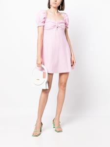 STEFANIA VAIDANI Midi-jurk met gingham ruit - Roze