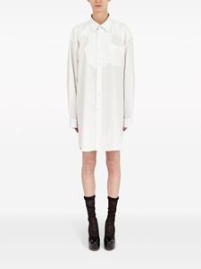 Maison Margiela Popeline blousejurk - Wit