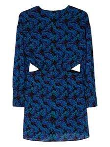 IRO Nudica cut-out mini dress - Blauw