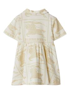 Burberry Kids EKD short-sleeved cotton dress - Beige