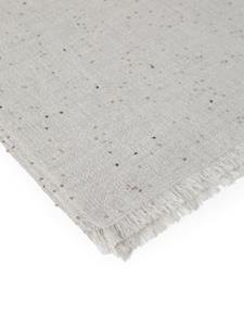 sequin-embellished cashmere-blend scarf - Grijs