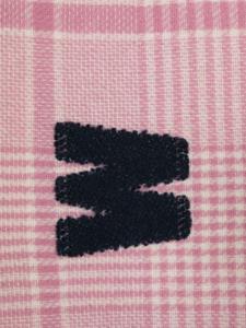 Marni Prince of Wales wool scarf - Roze