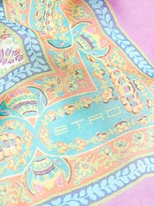 ETRO paisley-print square-shape scarf - Roze