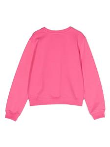 Moschino Kids Sweater met logoprint - Roze