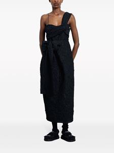 Cecilie Bahnsen Midi-jurk met cloqué-effect - Zwart