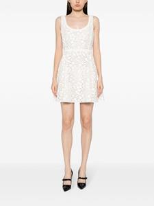 Giambattista Valli sleeveless lace mini dress - Wit