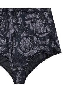 Versace Barroco-print high-waist briefs - Zwart