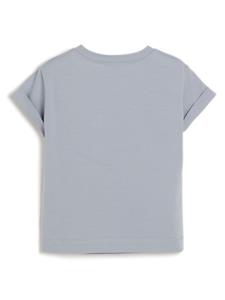 Brunello Cucinelli Kids Monili-chain cotton T-shirt - Blauw