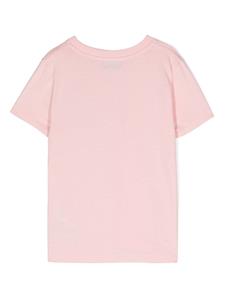 Moschino Kids Teddy-Bear-motif cotton T-shirt - Roze