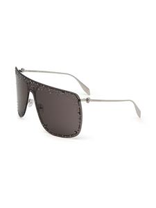 Alexander McQueen Eyewear Studs Mask navigator-frame sunglasses - Zilver