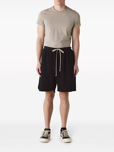Rick Owens x Moncler loose-fit cotton shorts - Zwart