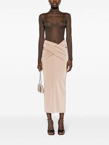 16Arlington Berretta draped maxi skirt - Bruin
