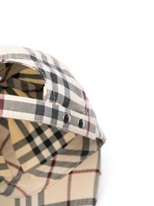 Burberry Vintage Check-pattern cotton baseball cap - Beige