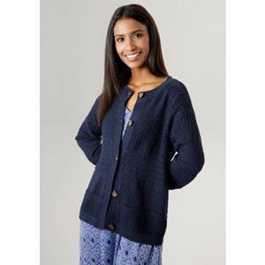 Aniston SELECTED Strickjacke, im Strickmuster-Mix - NEUE KOLLEKTION